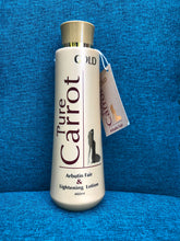 Pure carrot gold arbutin fair & lightening lotion 450ml - Afro Body Glow